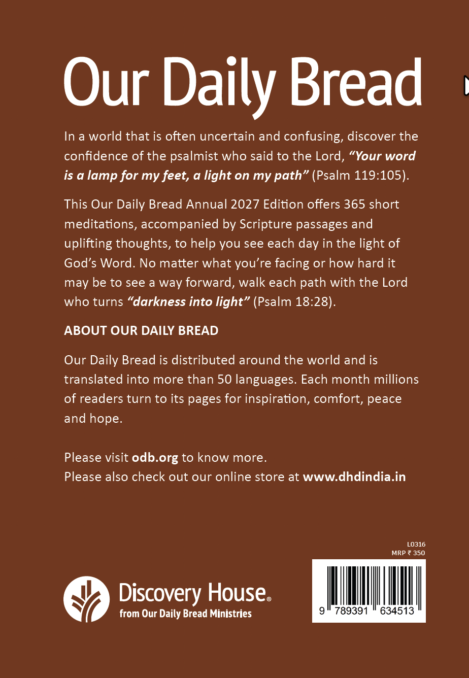 Our Daily Bread English Annual Edition 2027 - Large Print