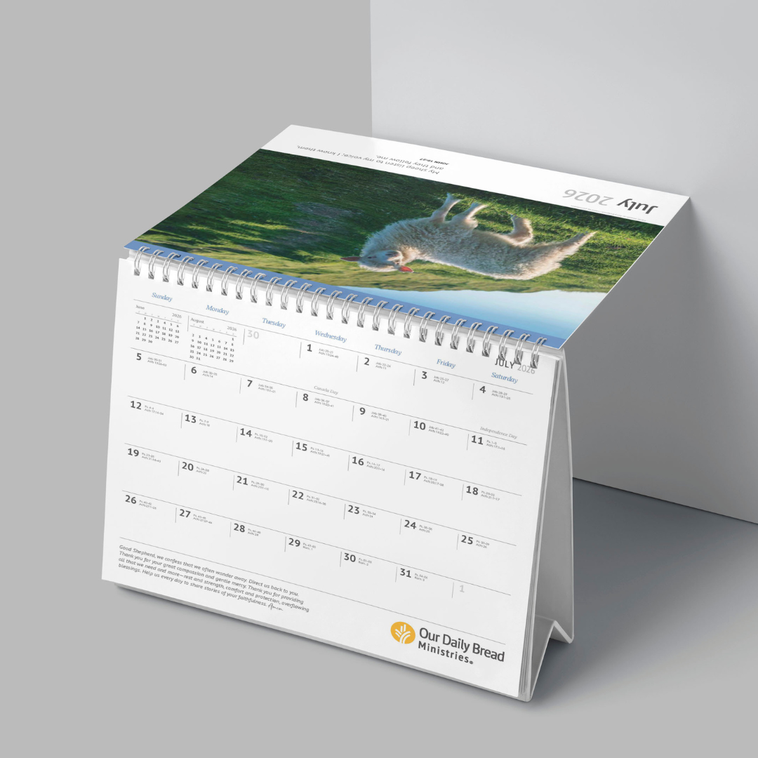 Desk Calendar 2026
