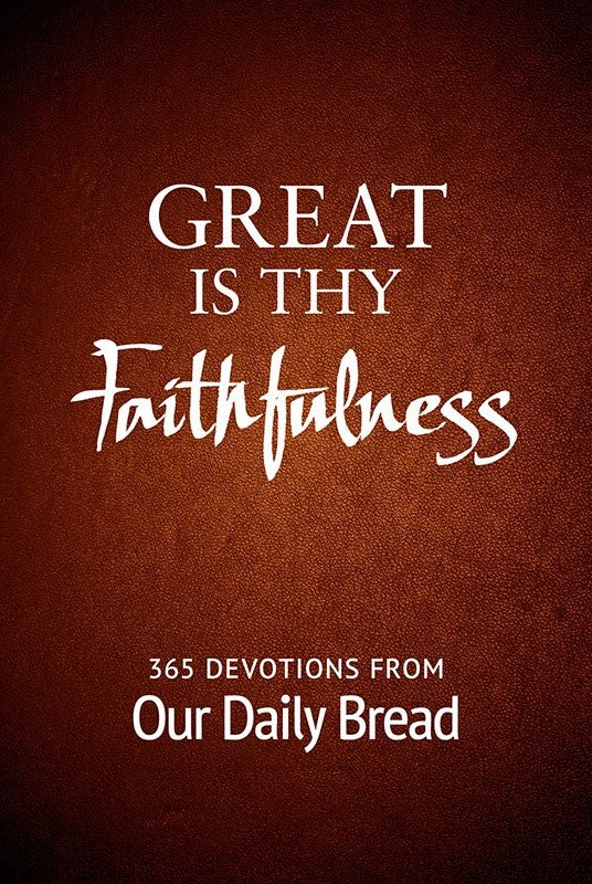 Great is thy faithfulness