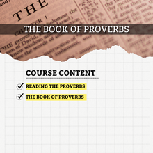 Load image into Gallery viewer, The Book of Proverbs
