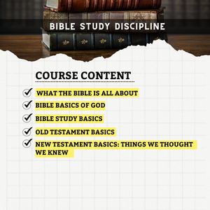 Bible Study Discipline