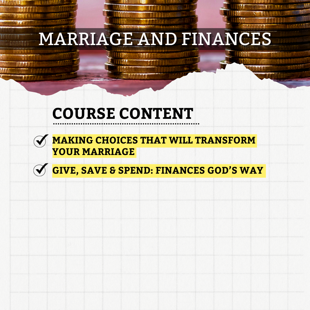 Marriage & Finances