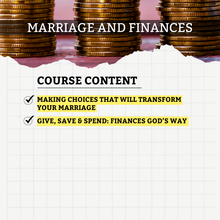 Load image into Gallery viewer, Marriage &amp; Finances
