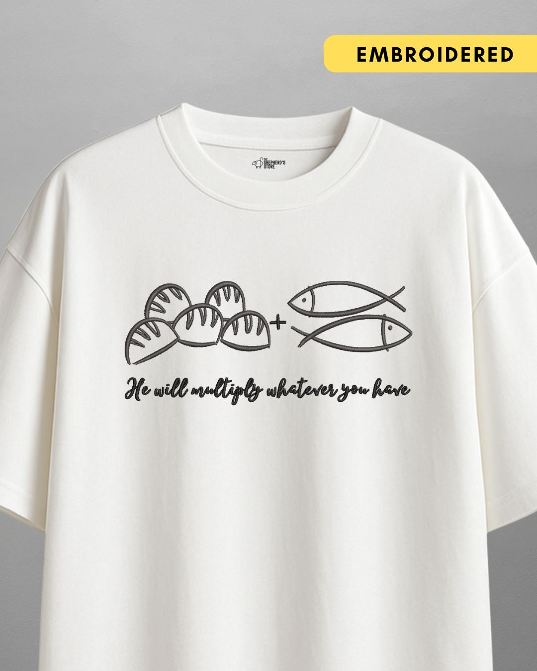 5 loaves 2 fishes — Oversized Unisex T-shirt