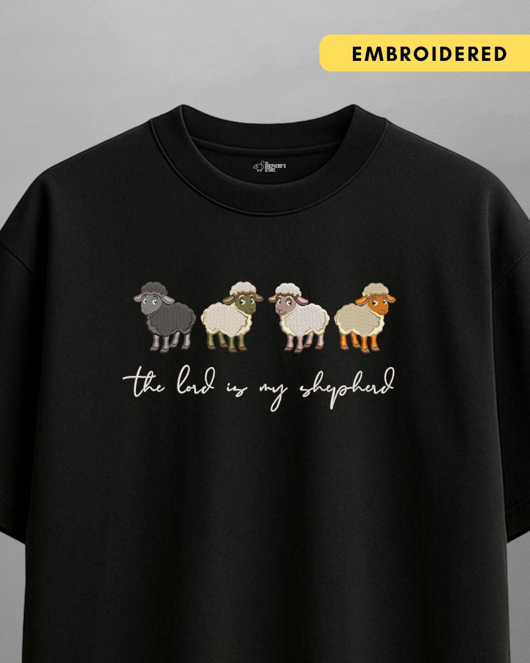 The Lord is my shepherd — Oversized Unisex T-shirt