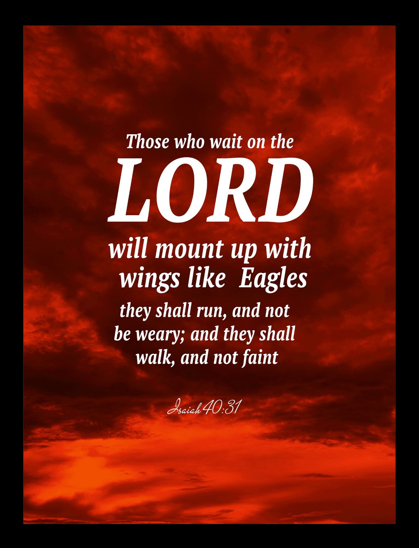 Wait on the Lord