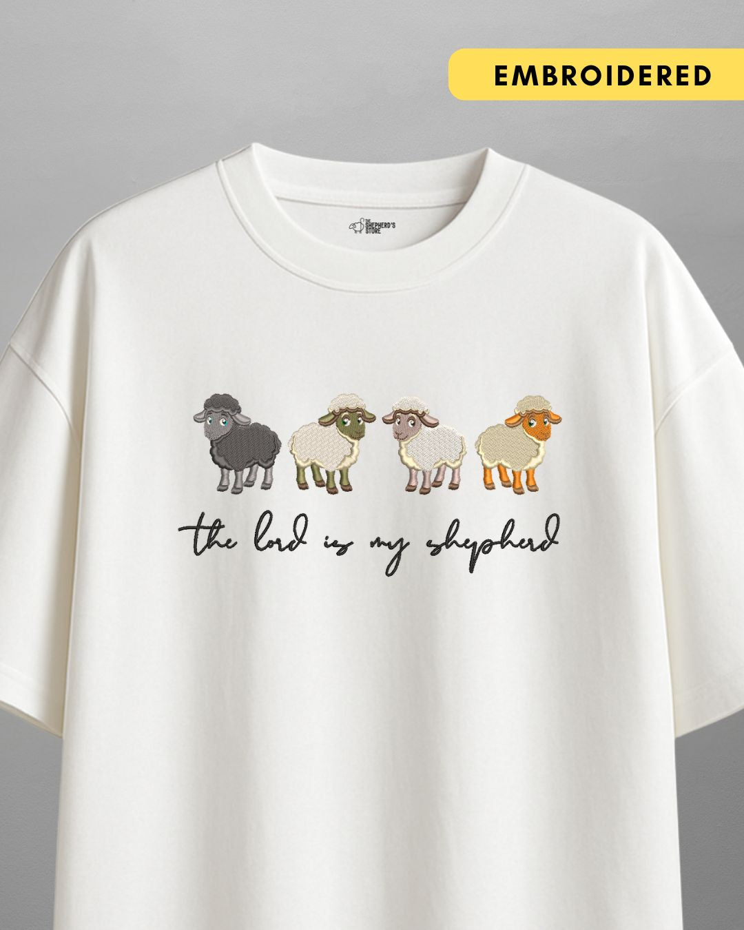 The Lord is my shepherd — Oversized Unisex T-shirt