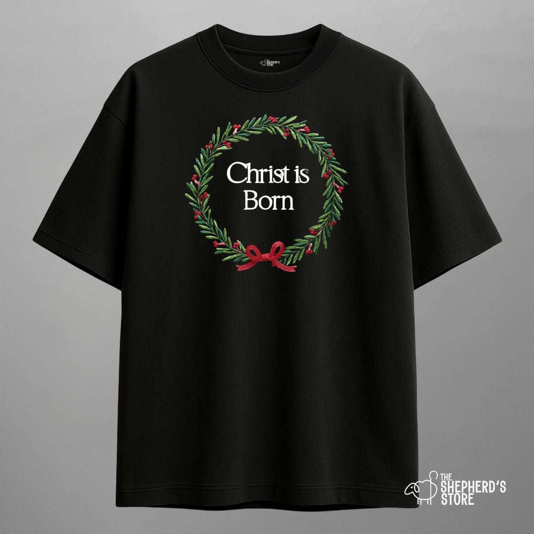 Christ is Born — Oversized Unisex T-shirt