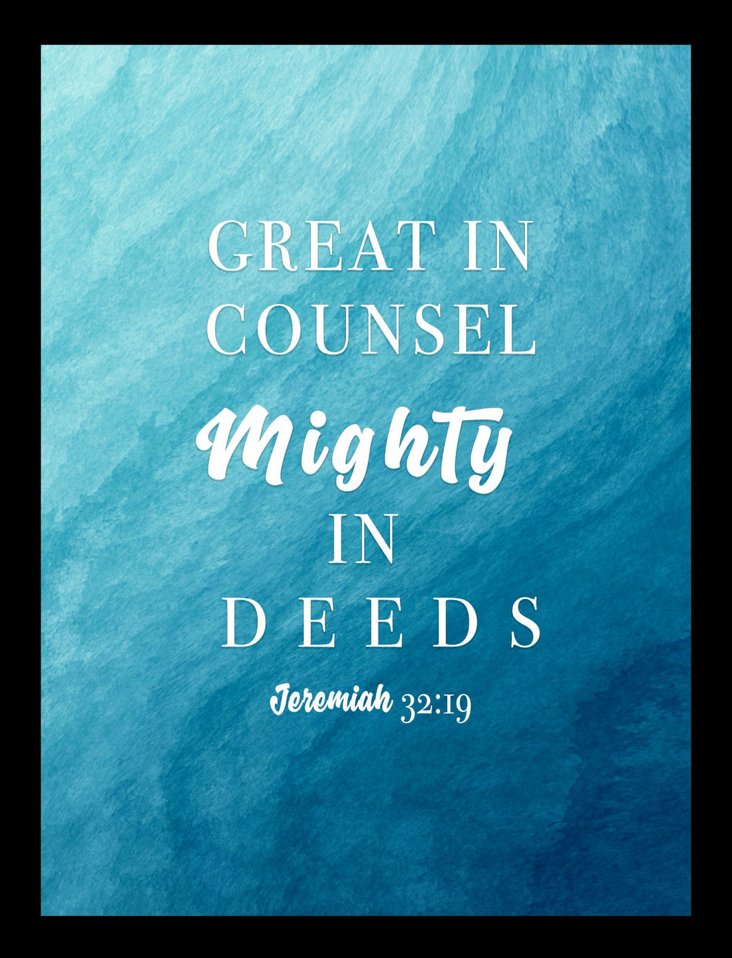 Mighty in deeds