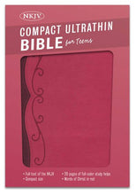 Load image into Gallery viewer, NKJV COMPACT ULTRA THIN BIBLE FOR TEENS - PINK

