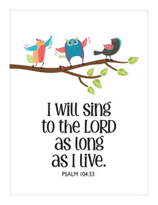 I Will Sing to The Lord