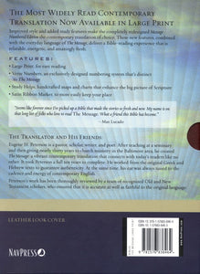 THE MESSAGE LARGE PRINT NUMBERED EDITION